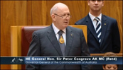 Peter Cosgrove is sworn-in as the 26th Governor-General of the Commonwealth of Australia